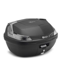 Givi B47NTML topkoffer Monolock 47 l zwart carbon look inclusief universele adaptorplaat