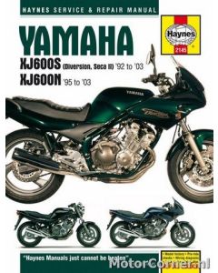 Werkplaatsboek Haynes Yamaha XJ600S Diversion  1992 tot 2003