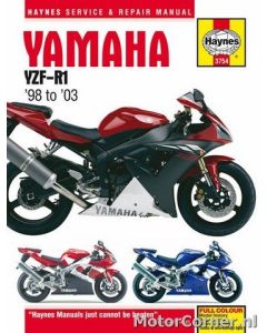 Werkplaatsboek Haynes Yamaha YZF-R1 1998 tot 2003