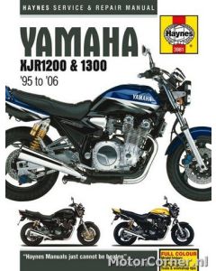 Werkplaatsboek Haynes Yamaha XJR1200 & XJR1300  1995 tot 2006