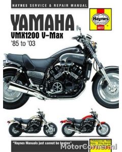 Werkplaatsboek Haynes Yamaha V-Max, VMX1200  1985 tot 2003