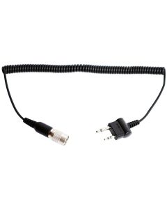 Sena 2-WAY SR10 RADIO CABLE rechte type voor MIDLAND en ICOM TWIN-PIN CONNECTOR  SC-A0117